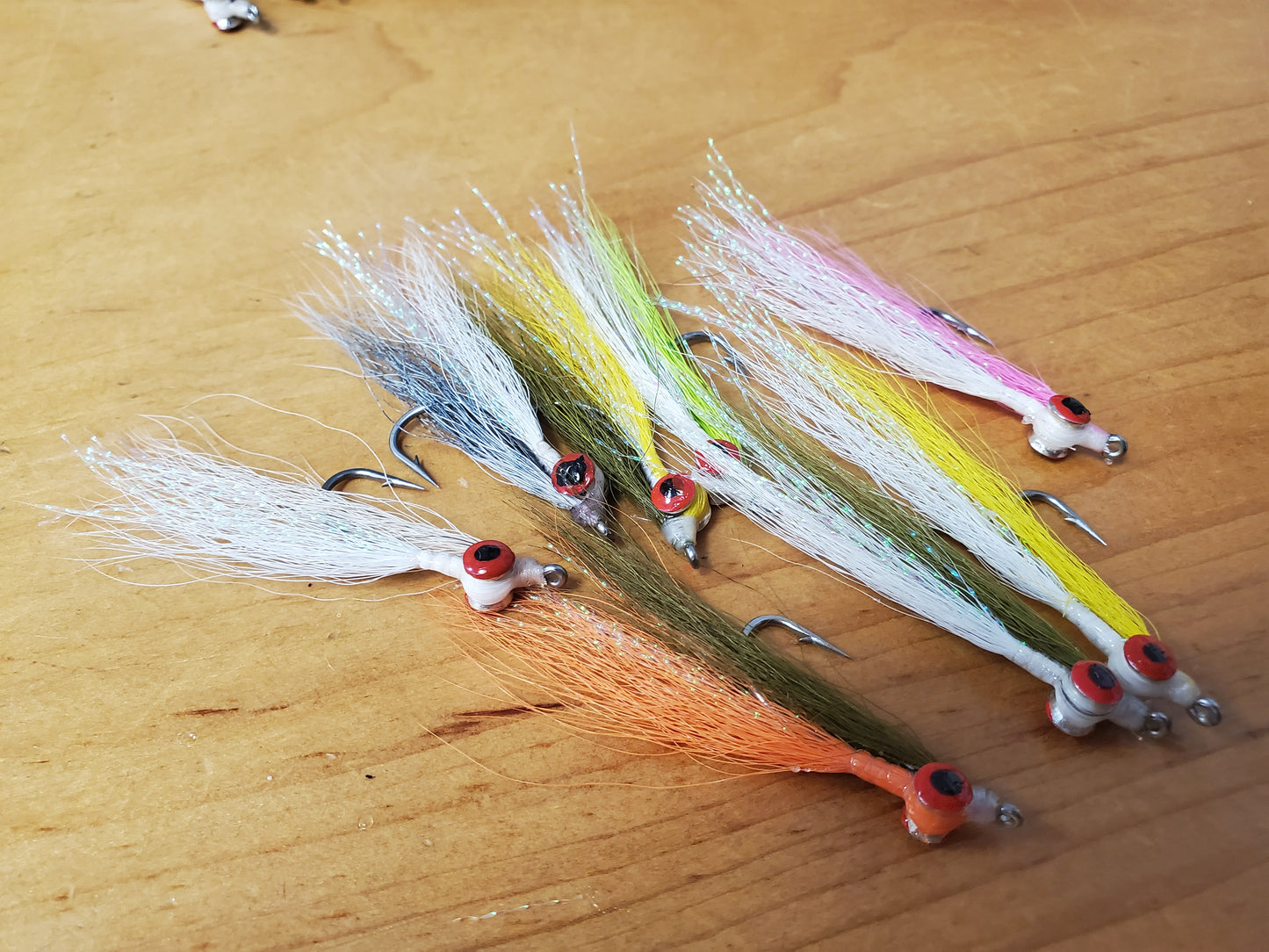 Clouser Minnow Selection #2 - 8 Different Color Patterns