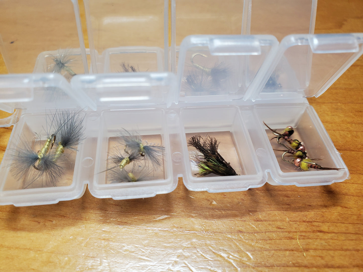 Sulfur Life Cycle Fly Selection, Sulfur Dry Fly, Sulfur Nymph, Sulfur Emerger 16 Flies