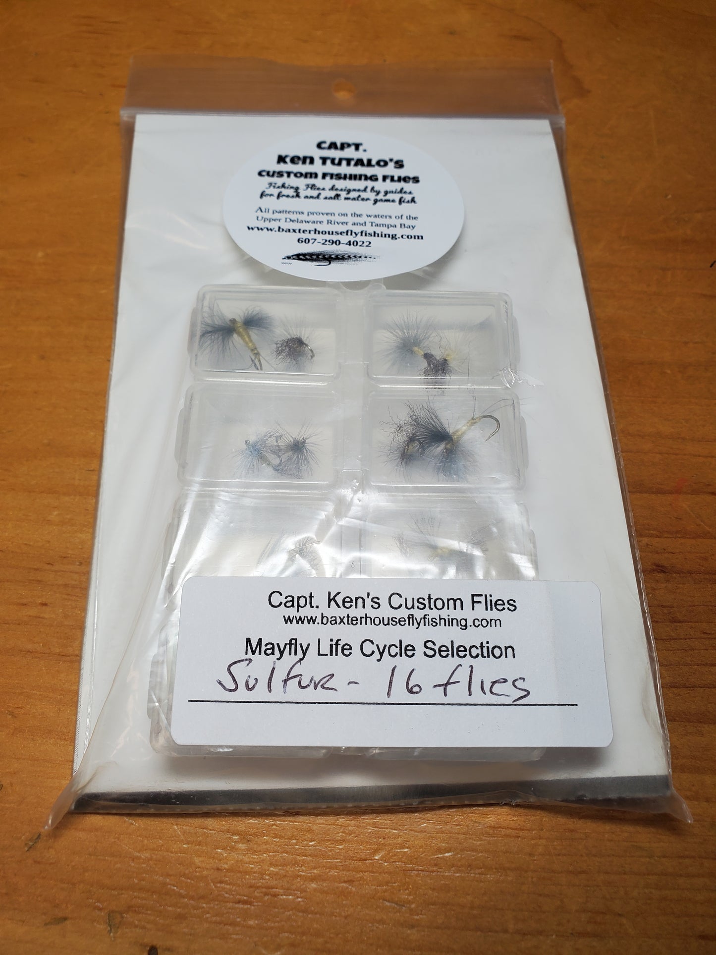 Sulfur Life Cycle Fly Selection, Sulfur Dry Fly, Sulfur Nymph, Sulfur Emerger 16 Flies
