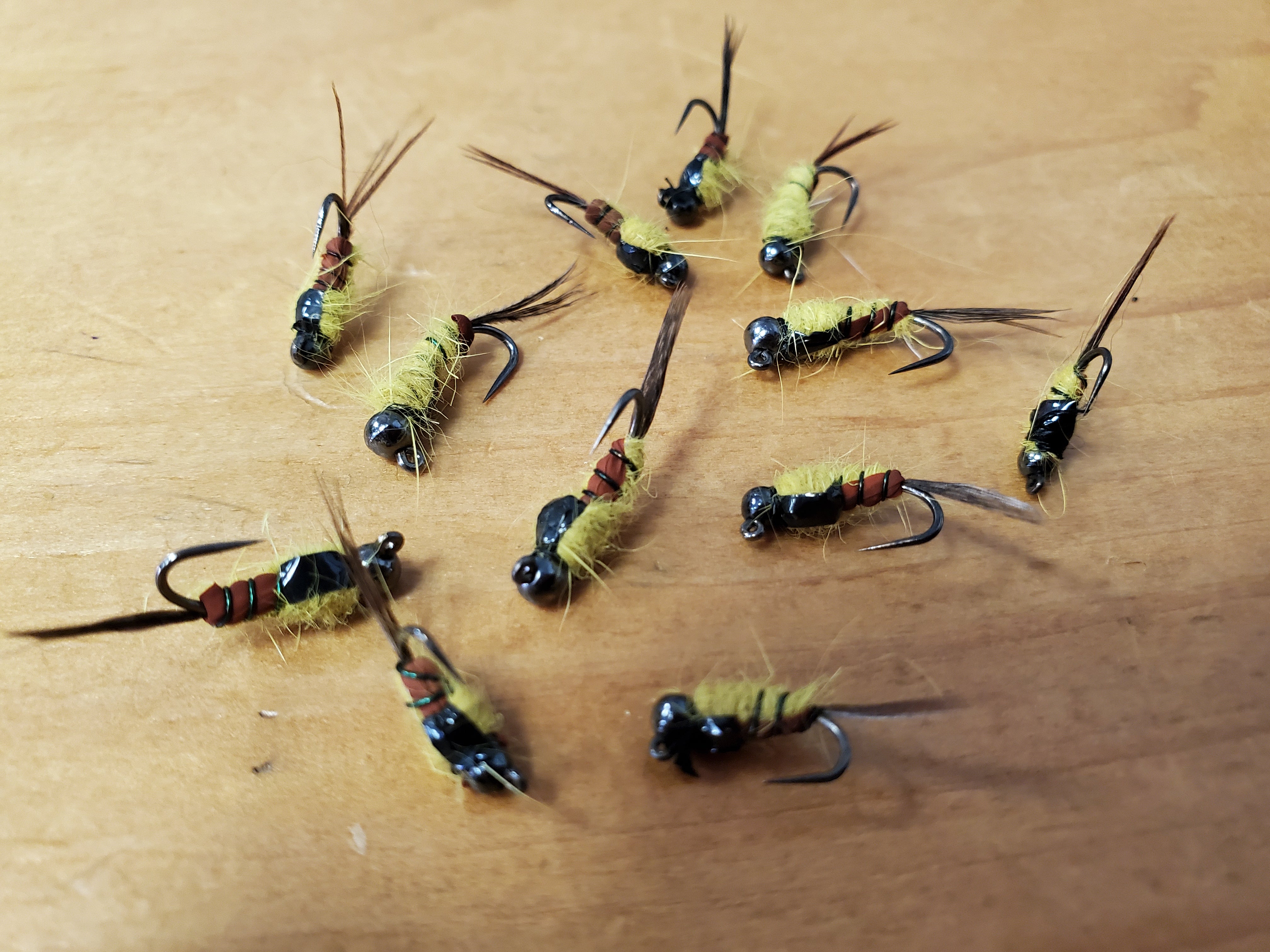 Tungsten Trout Jig Selection 12 Sulfur Baxter House River Outfitters