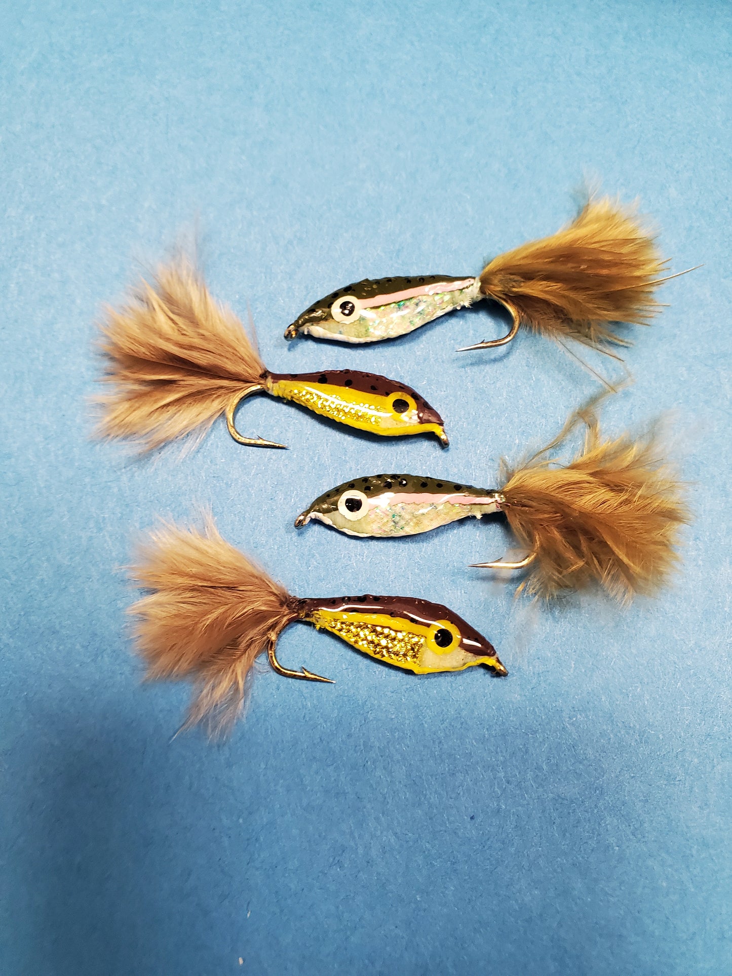 Baby Trout Streamer Fly Selection, Baby Trout Streamer, Trout Fry Streamer Fly