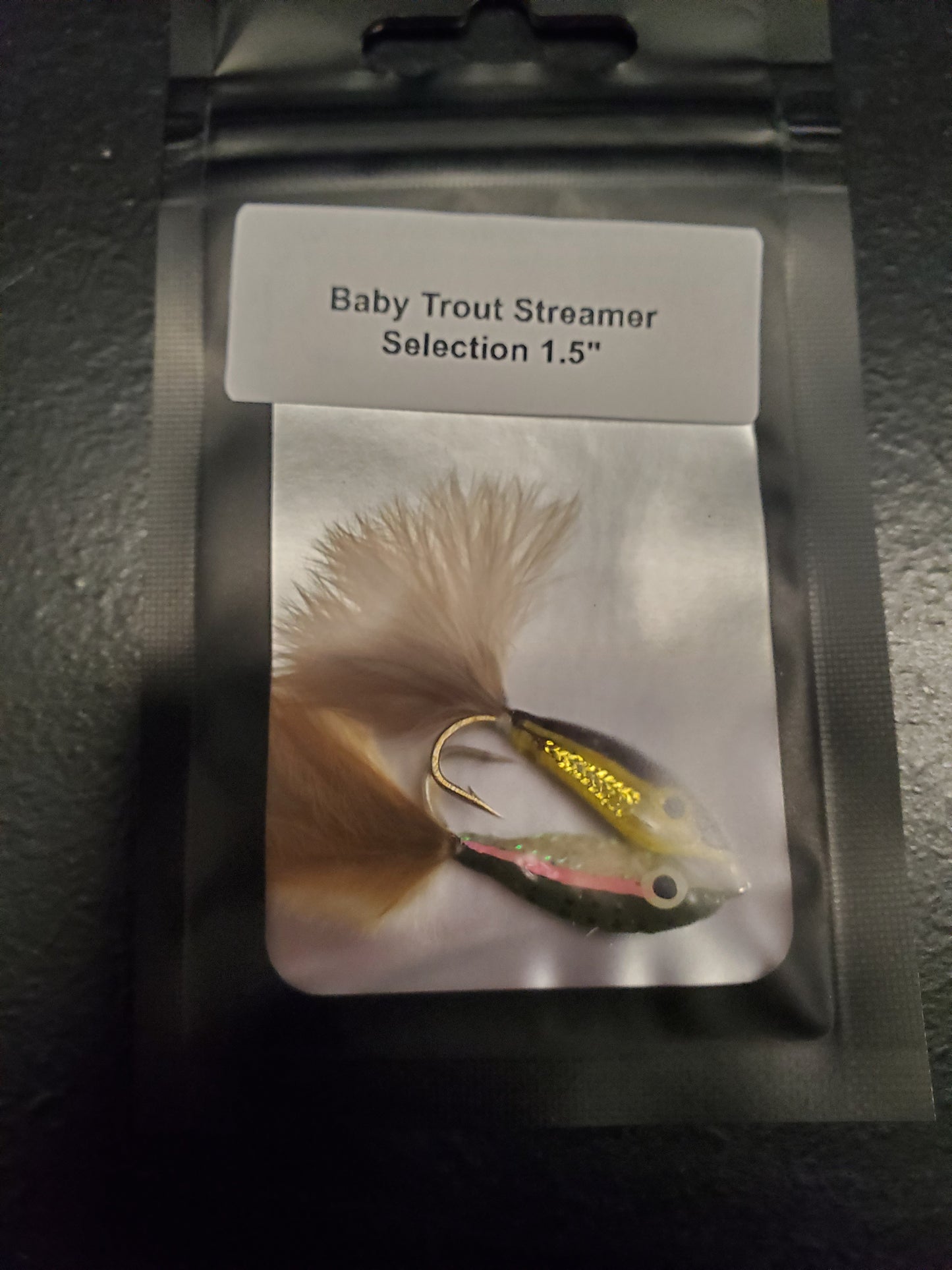 Baby Trout Streamer Fly Selection, Baby Trout Streamer, Trout Fry Streamer Fly