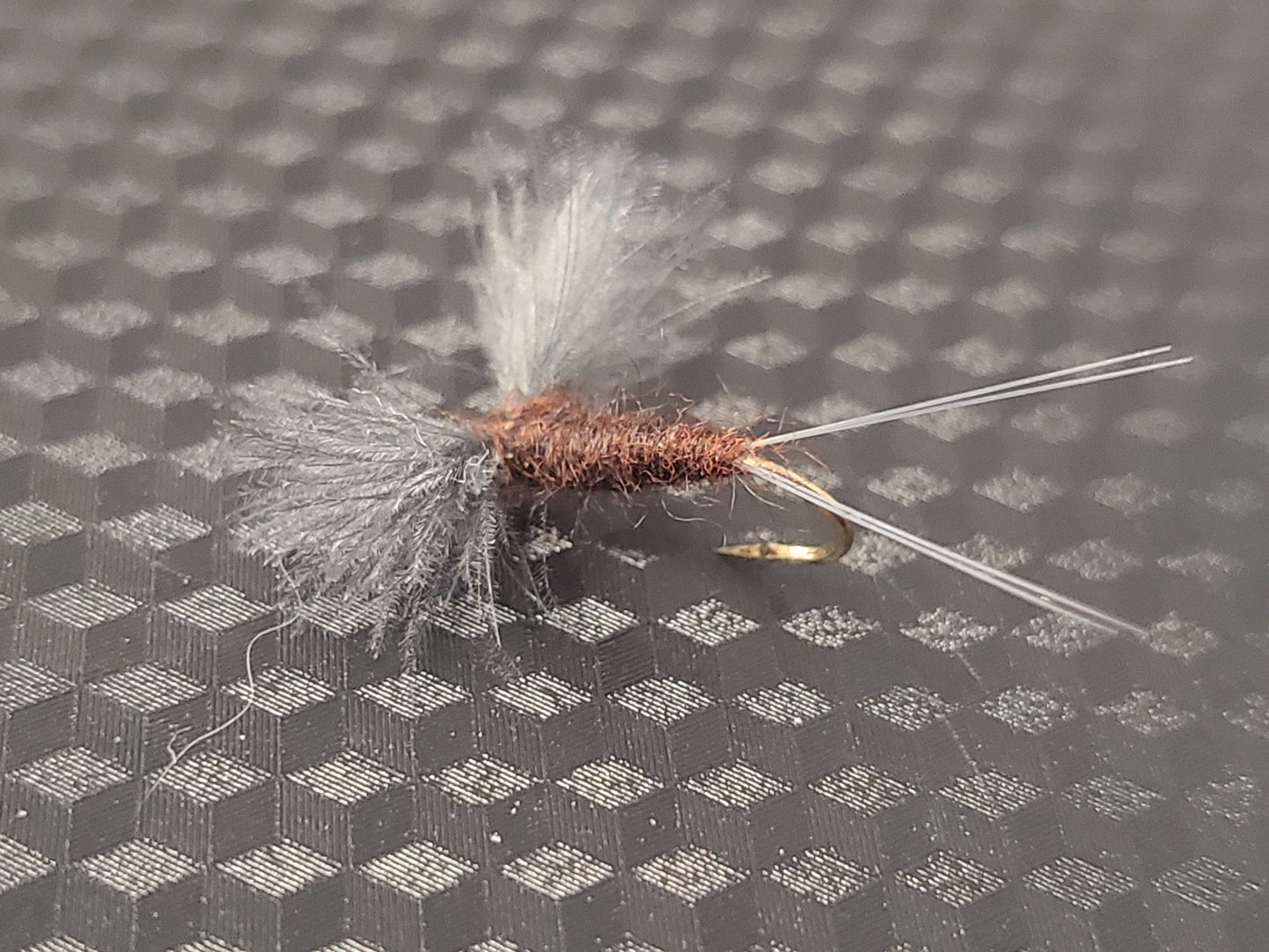 Isonychia CDC Knock Down Dun Dry Fly, Slate Drake CDC Knock Down Dun