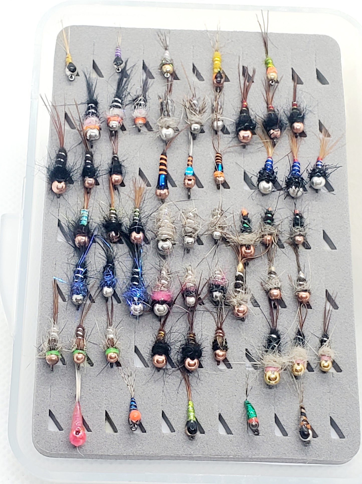 Tungsten Trout Jig Selection, 55 Tungsten Bead Trout Jigs