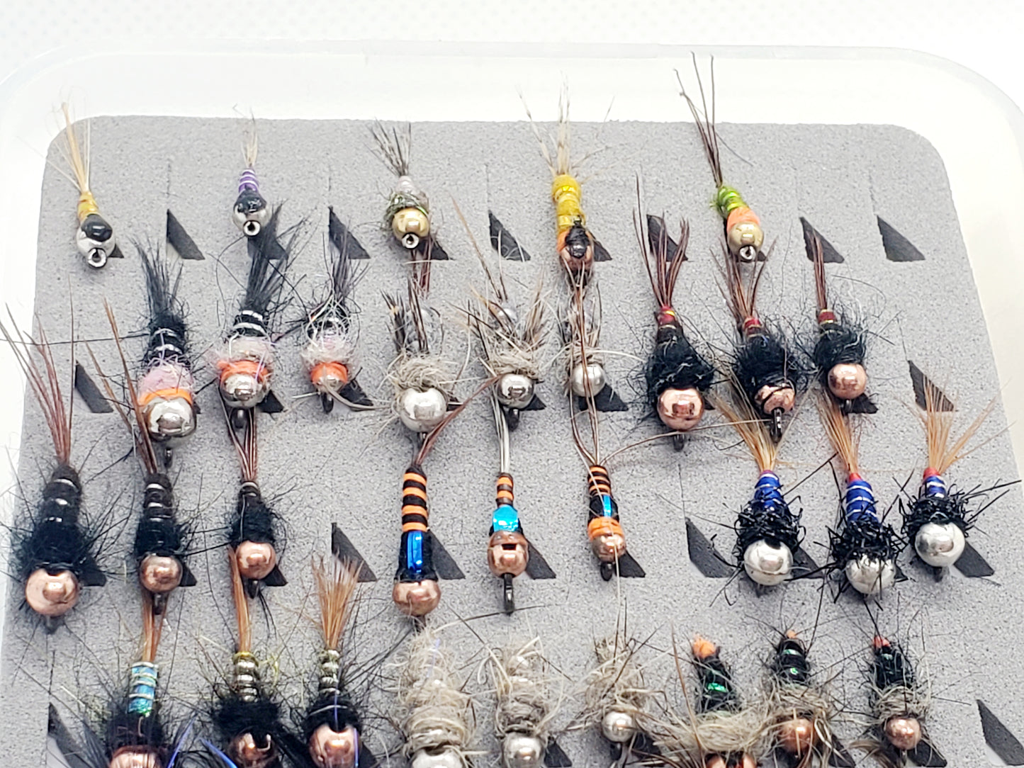 Tungsten Trout Jig Selection, 55 Tungsten Bead Trout Jigs