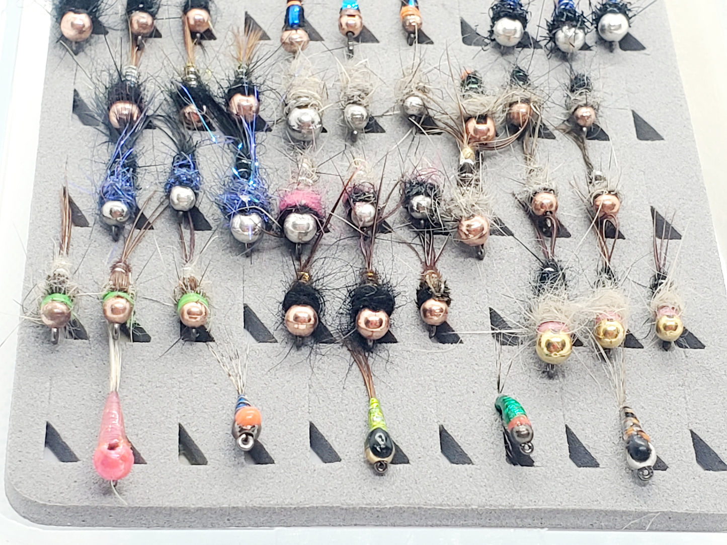 Tungsten Trout Jig Selection, 55 Tungsten Bead Trout Jigs