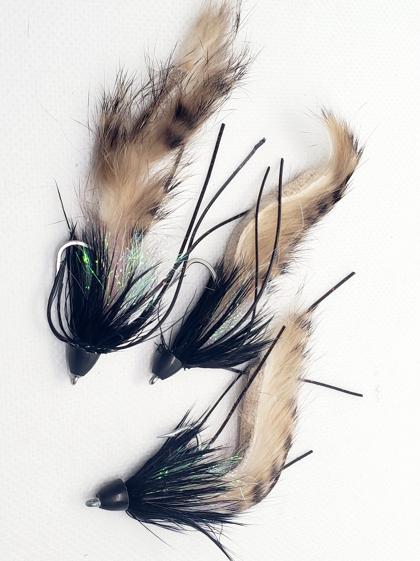 Small Conehead Leech, Conehead Rabbit Leech, Conehead Streamer Fly, String Leech