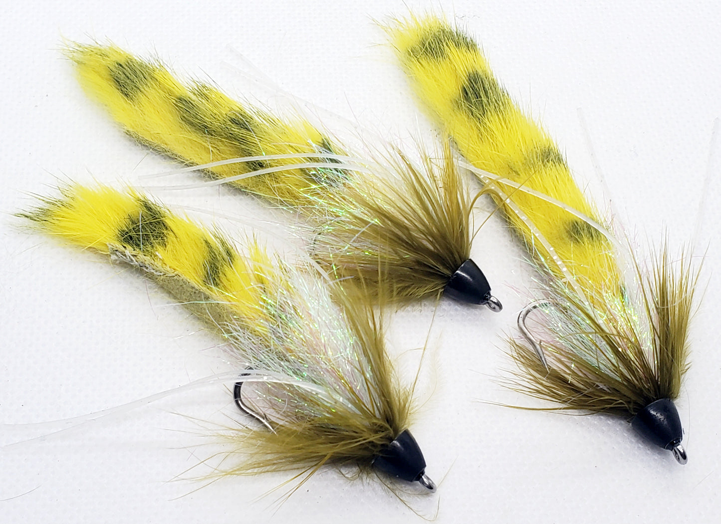 Small Conehead Leech, Conehead Rabbit Leech, Conehead Streamer Fly, String Leech