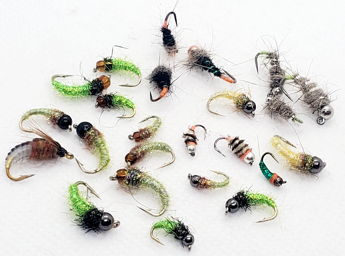 Caddis Nymph / Caddis Larva SELECTION, Bead Head Caddis Nymph, Caddis Fly