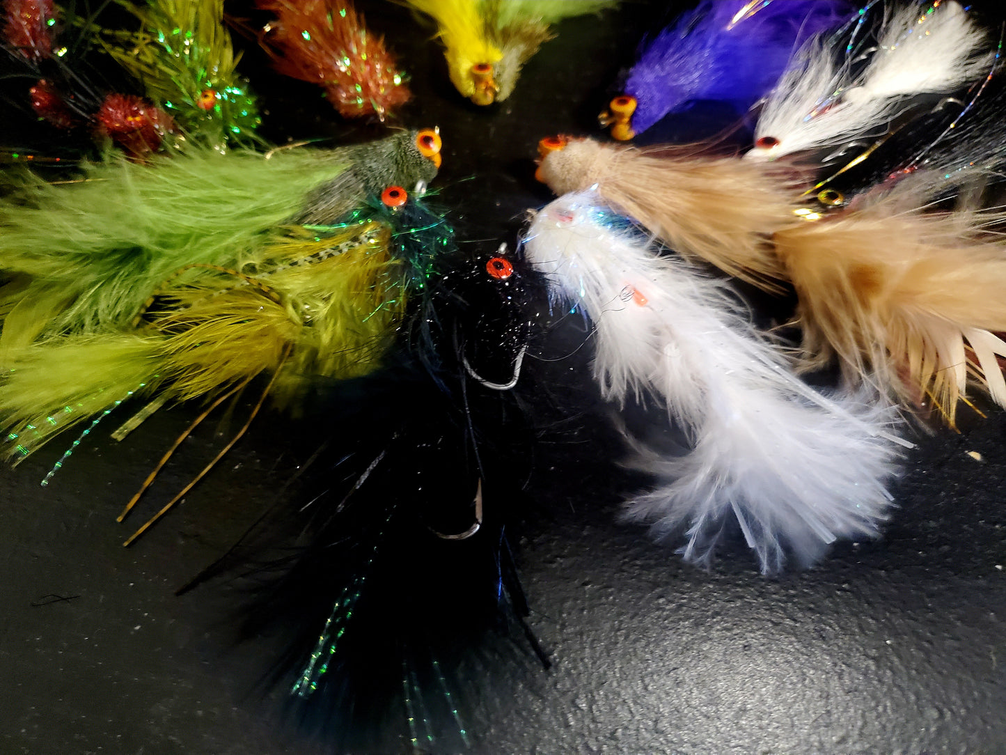 12 Articulated Streamer Fly Selection, Articulated Fishing Fly Selection, Streame Fly Selection