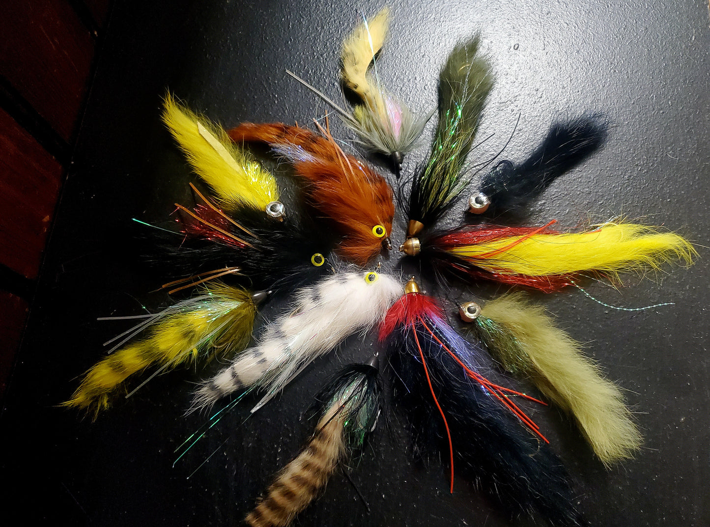 12 Trout Zonker Selection, Zonker Fishing Fly, Bunny Leech Streamer Fly