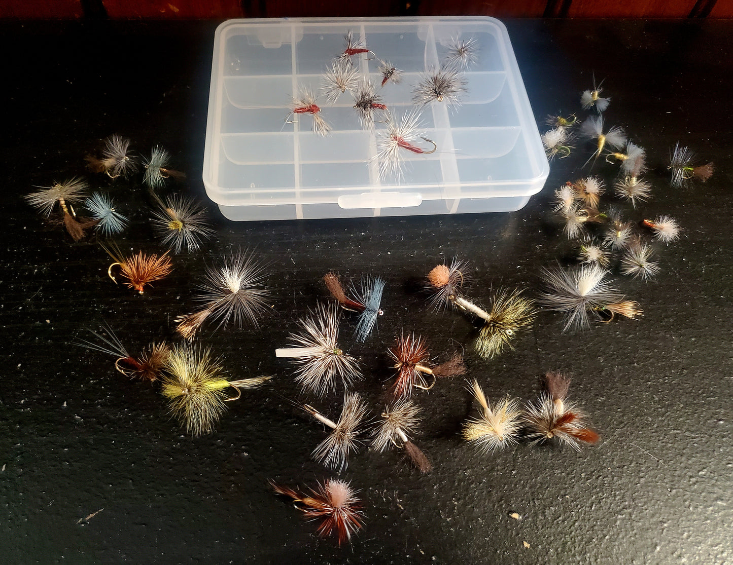 43 Trout Dry Fly Selection, Capt. Ken's Upper Delaware Dry Fly Selection, Trout Fly Selection