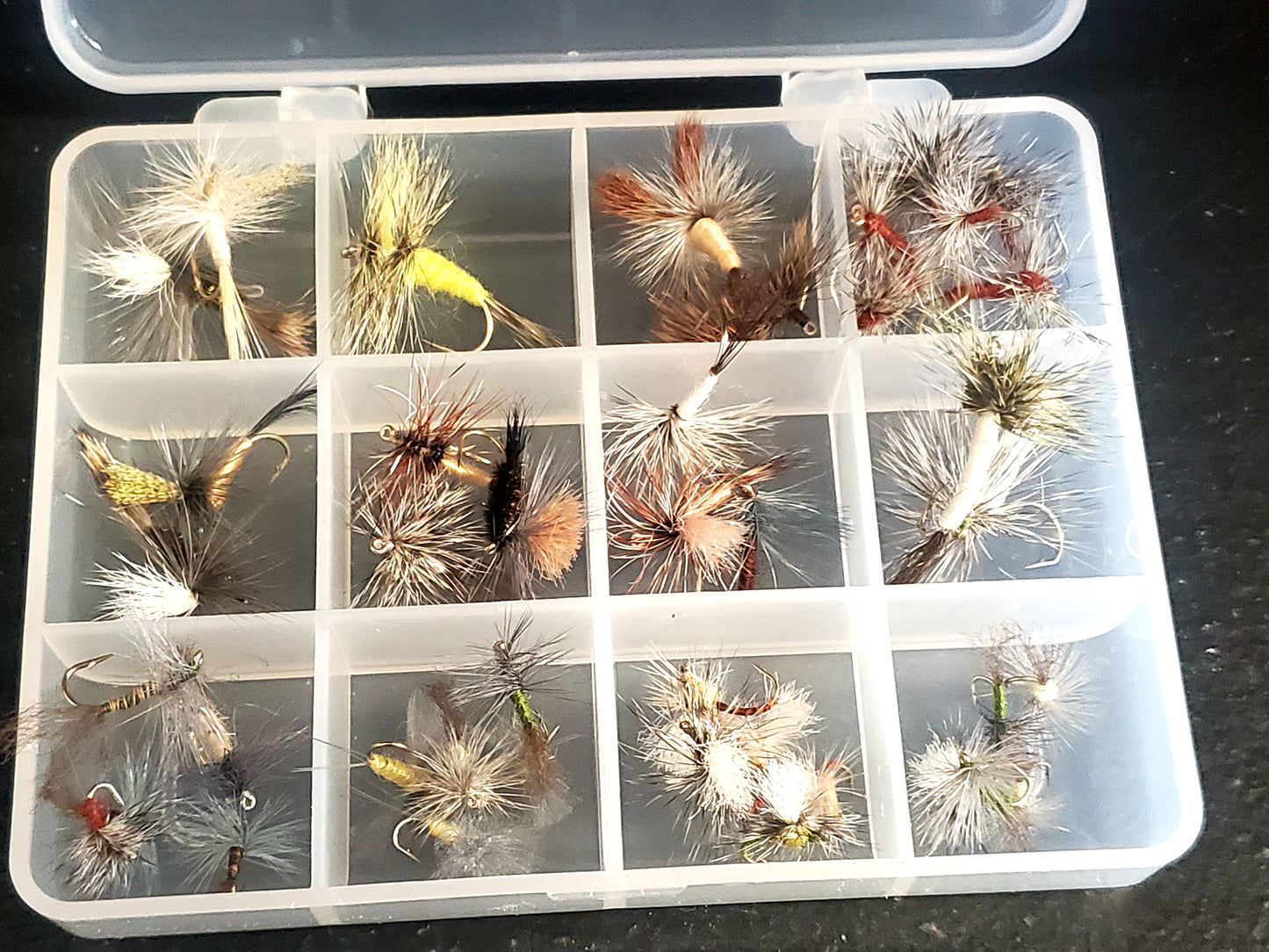 43 Trout Dry Fly Selection, Capt. Ken's Upper Delaware Dry Fly Selection, Trout Fly Selection