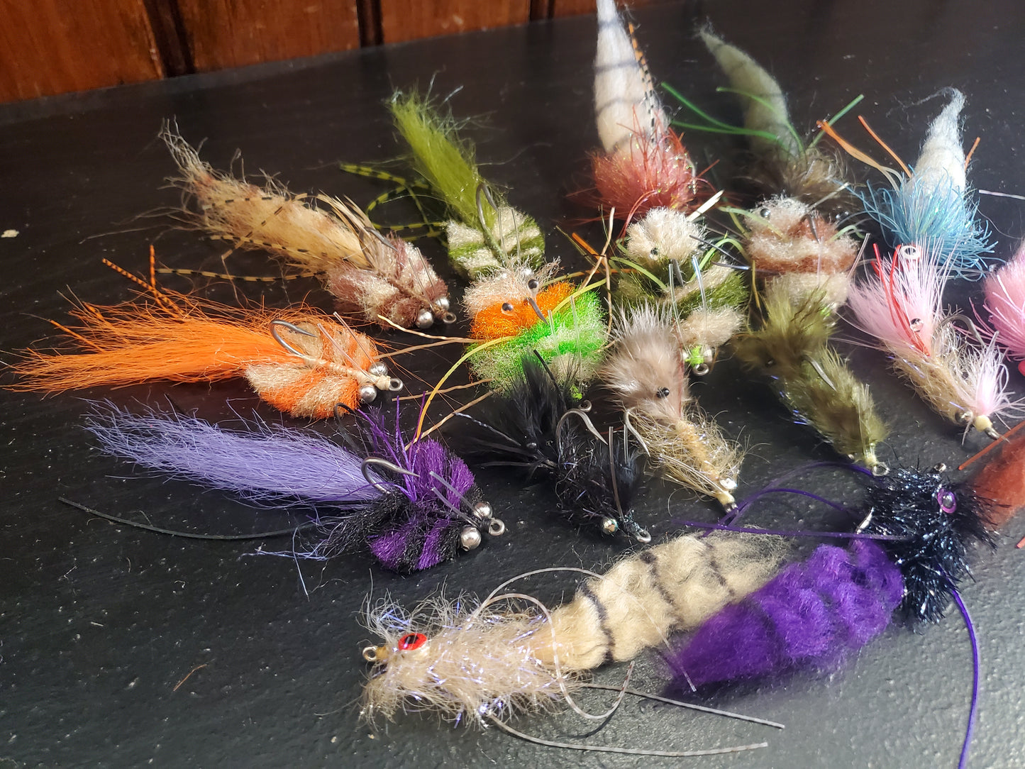 18 Redfish Fly Selection, 18 Redfish Flies, Redfish Fishing Fly Selection