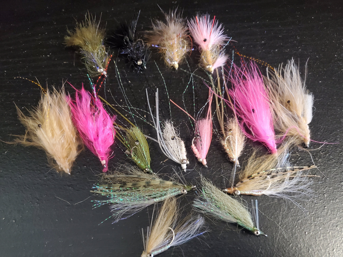18 Flats Shrimp Fly Selection, Shrimp Fly, Flats Fishing Fly Selection