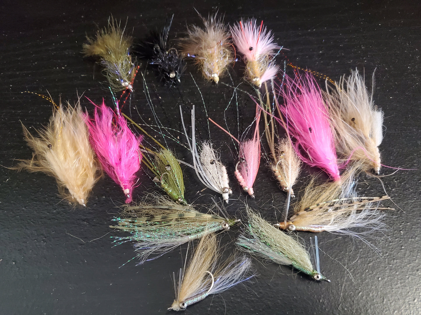 18 Flats Shrimp Fly Selection, Shrimp Fly, Flats Fishing Fly Selection