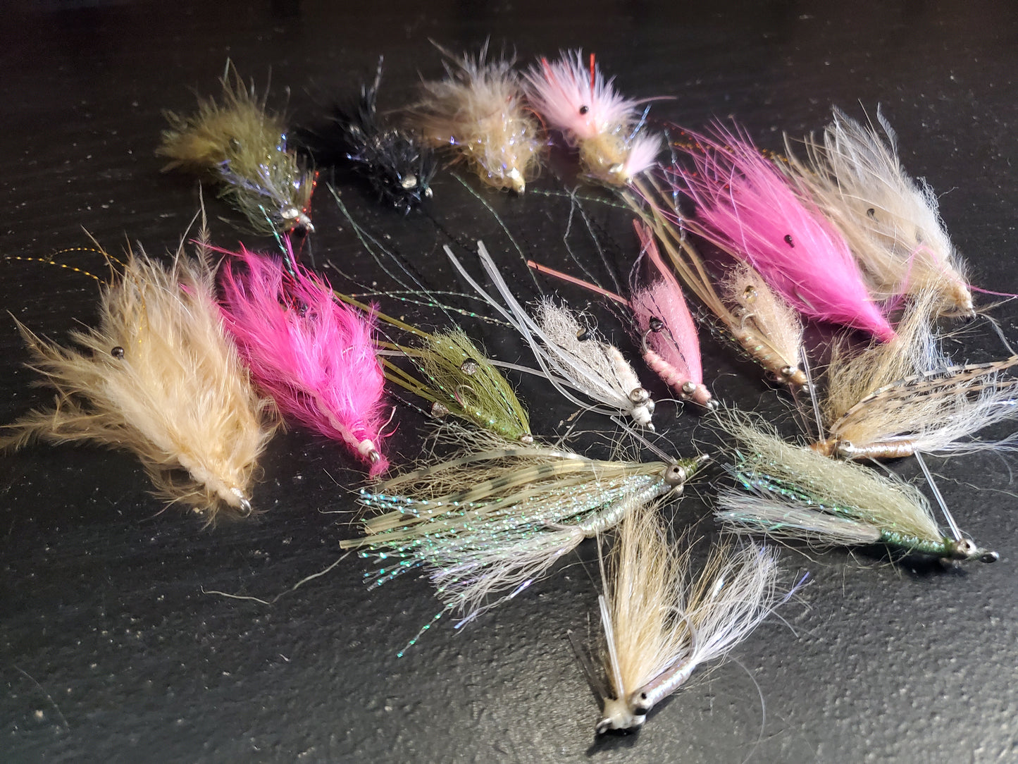 18 Flats Shrimp Fly Selection, Shrimp Fly, Flats Fishing Fly Selection