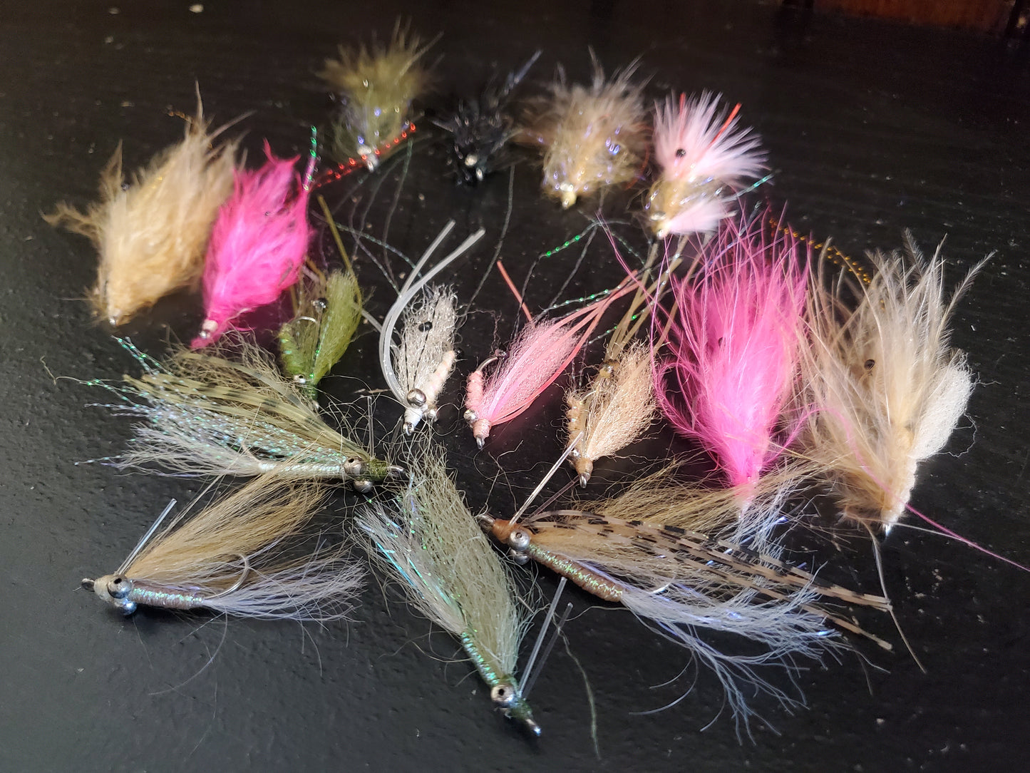18 Flats Shrimp Fly Selection, Shrimp Fly, Flats Fishing Fly Selection