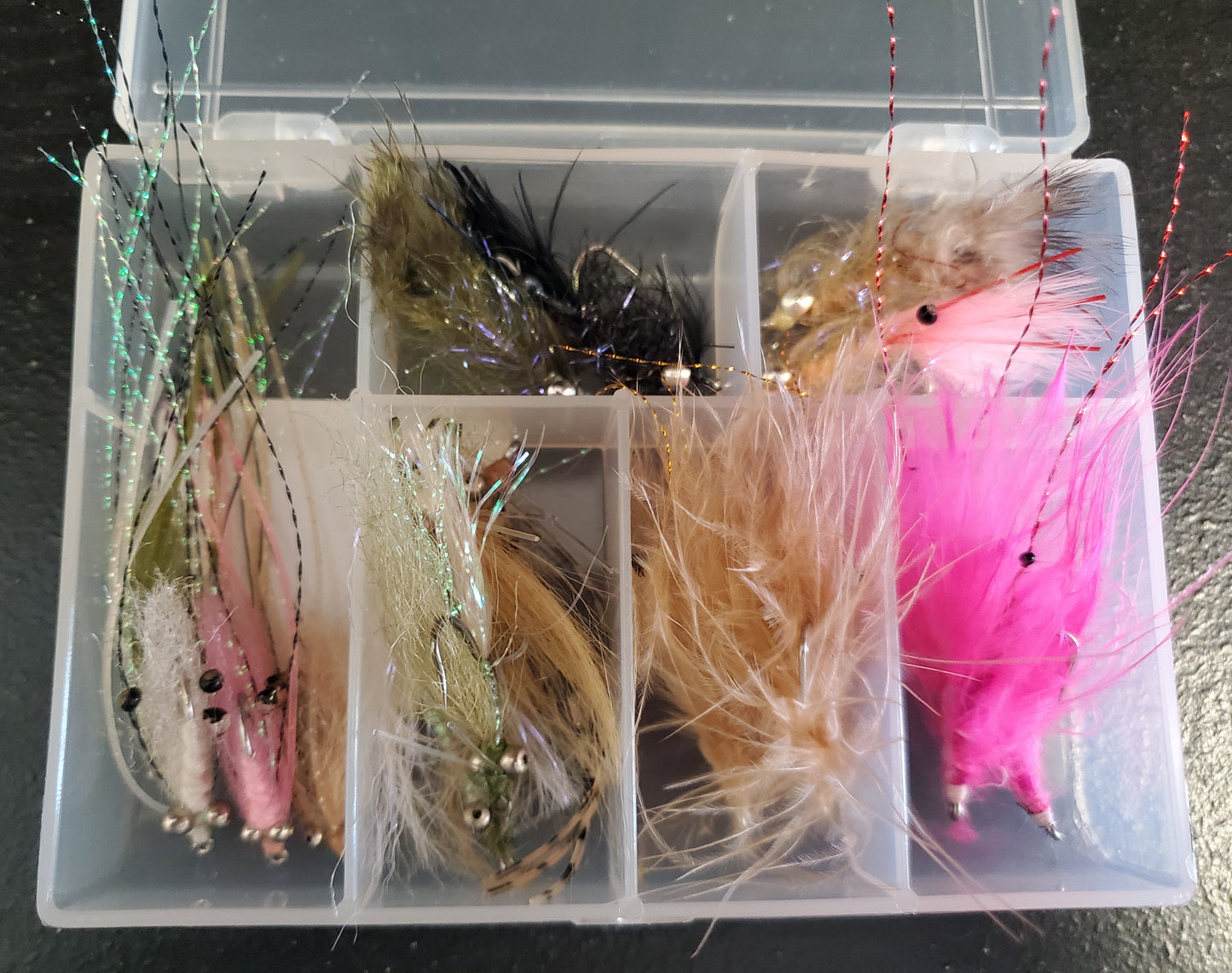 18 Flats Shrimp Fly Selection, Shrimp Fly, Flats Fishing Fly Selection