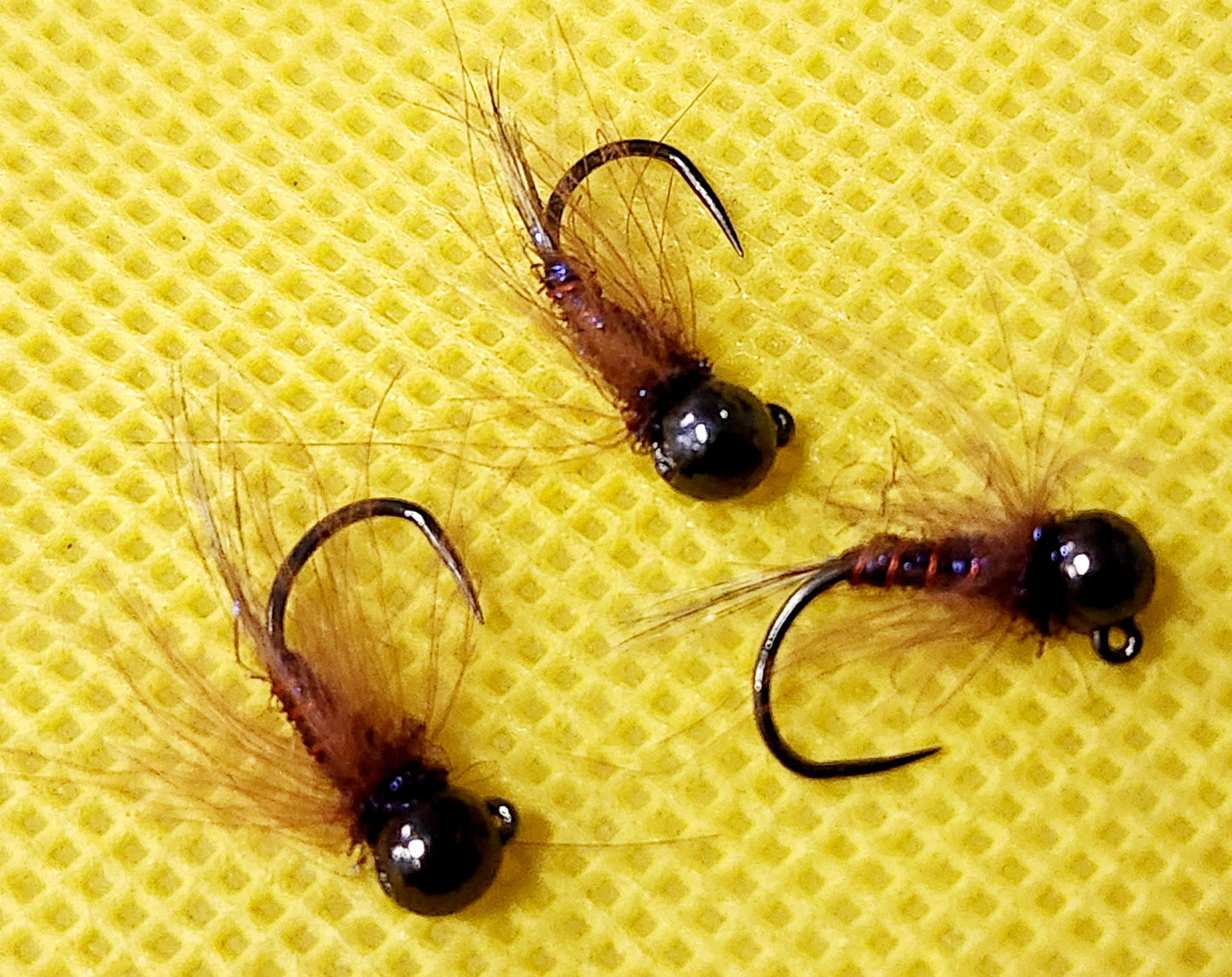 Duracell Jig Fly, Tungsten Bead Head Duracell Trout Fly, 3 colors,#14, #16, #18