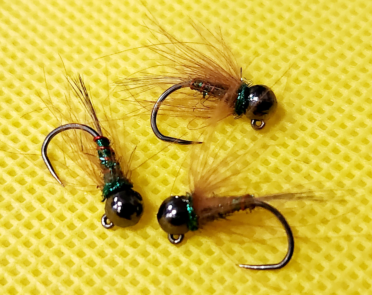 Duracell Jig Fly, Tungsten Bead Head Duracell Trout Fly, 3 colors,#14, #16, #18