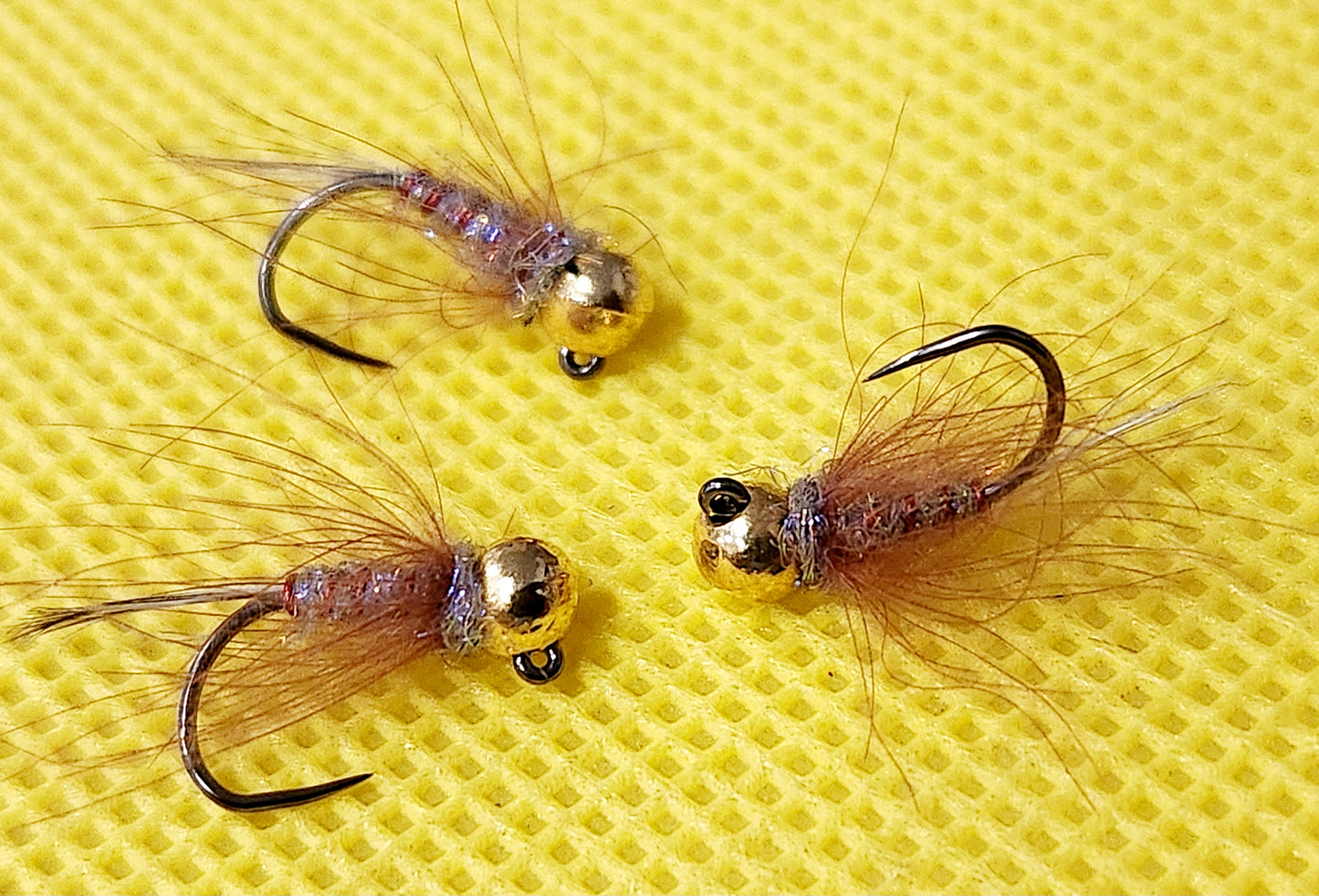 Duracell Jig Fly, Tungsten Bead Head Duracell Trout Fly, 3 colors,#14, #16, #18