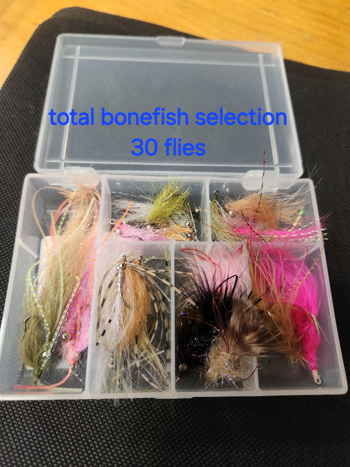 30 Bonefish Fly Selection, Complete Bonefish Fly Selection