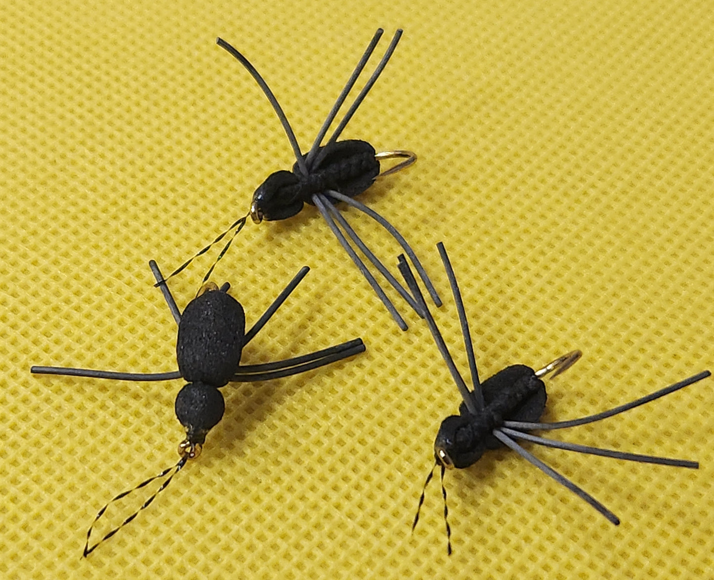 Foam Beetle Dry Fly - 3 pack #10