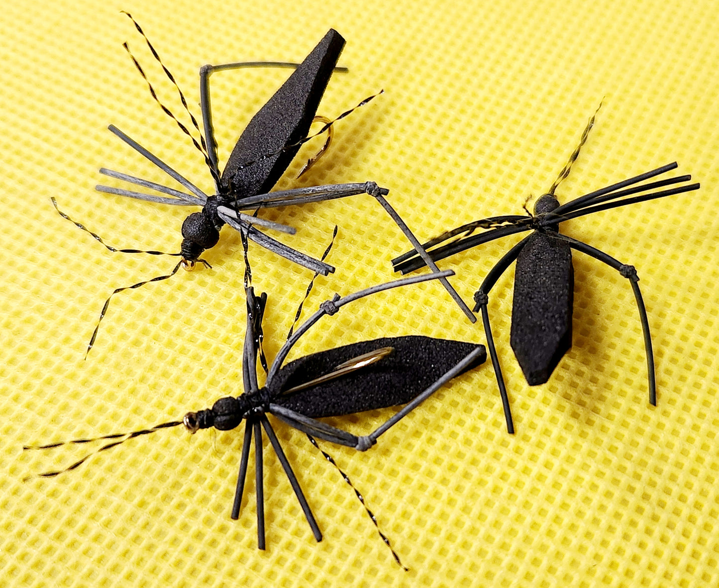 Foam Cricket Dry Fly - 3 pack #10 long