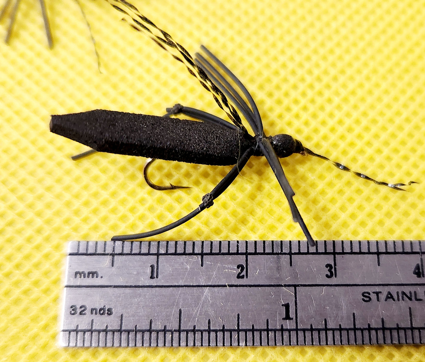 Foam Cricket Dry Fly - 3 pack #10 long