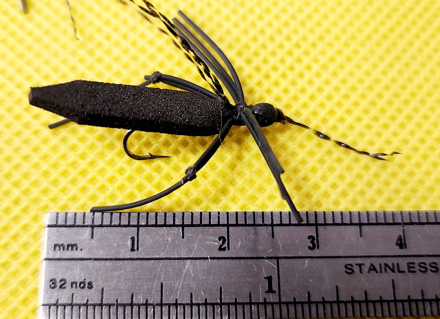 Foam Cricket Dry Fly - 3 pack #10 long