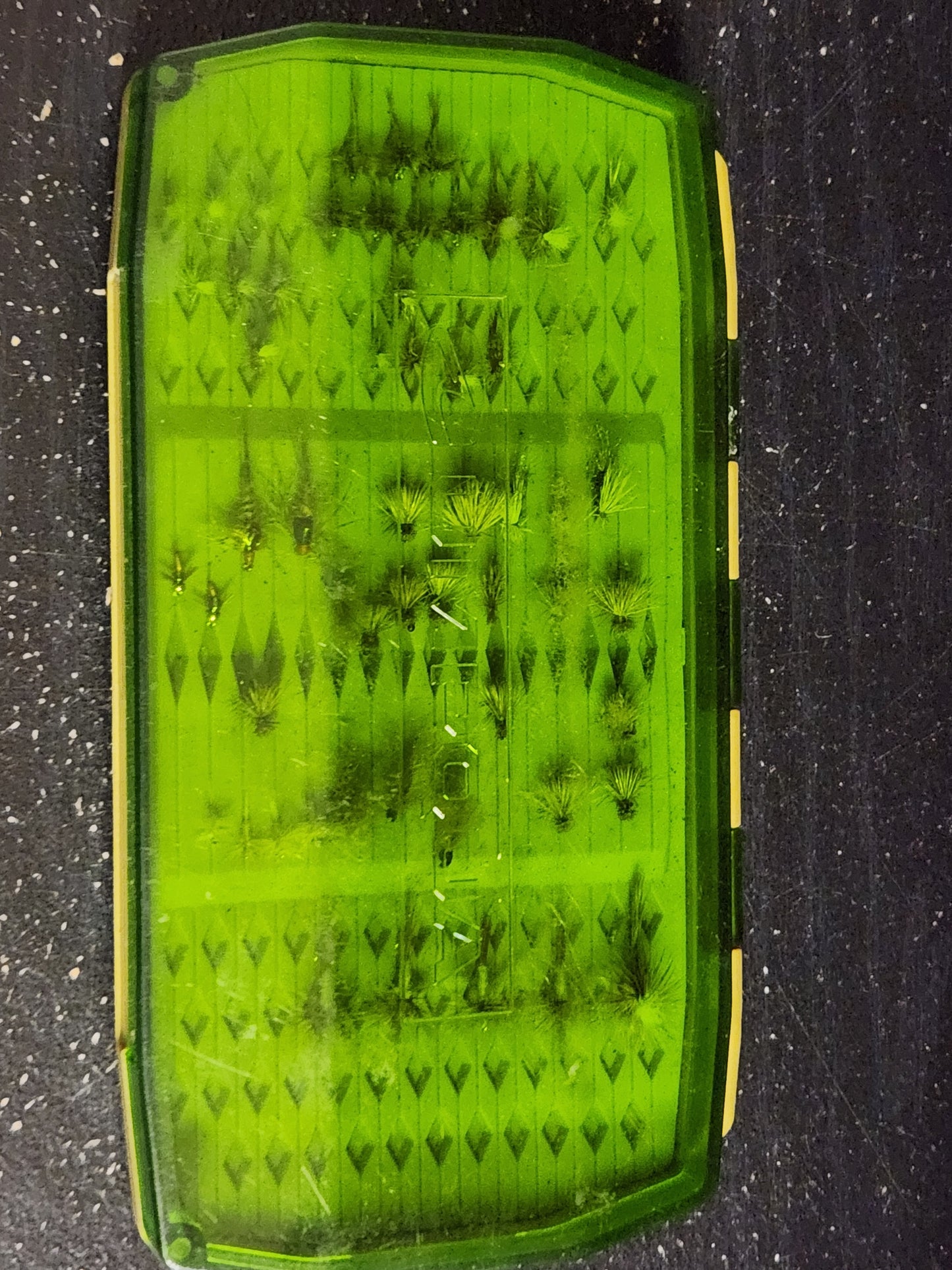 Loaded Fly Box, Umpqua Silicon Box,  full of flies 50+
