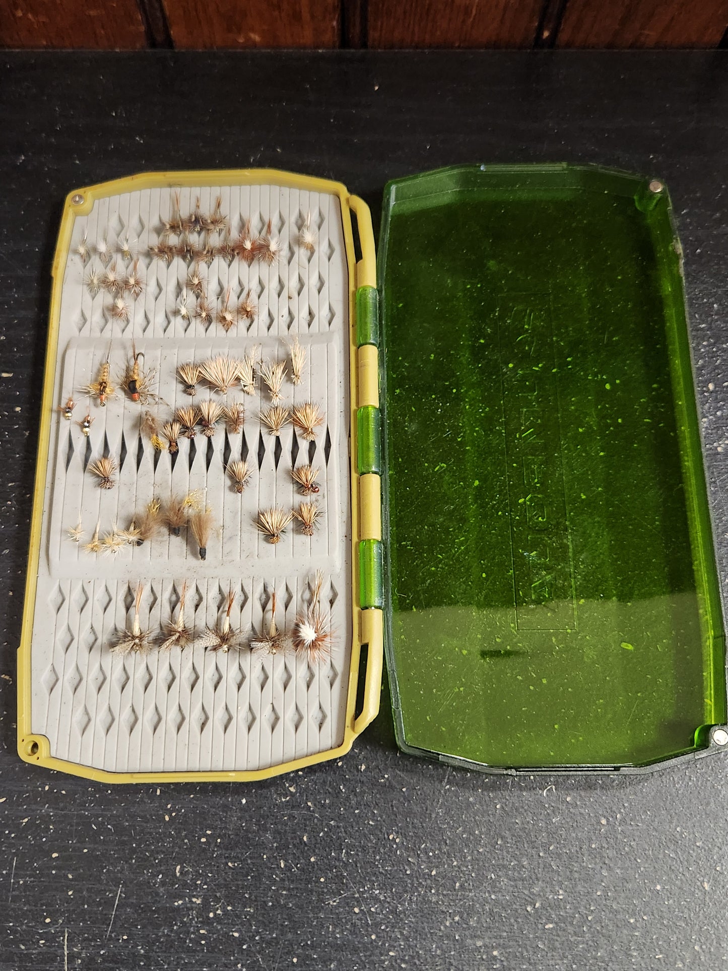 Loaded Fly Box, Umpqua Silicon Box,  full of flies 50+