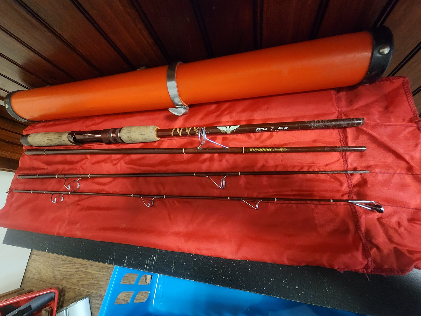 Fenwick Voyageur 7' - 4 piece Spinning Travel Rod