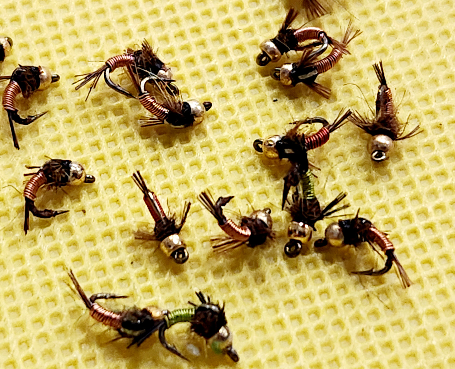 16 Bead Head Copper John Emerger Nymphs #18