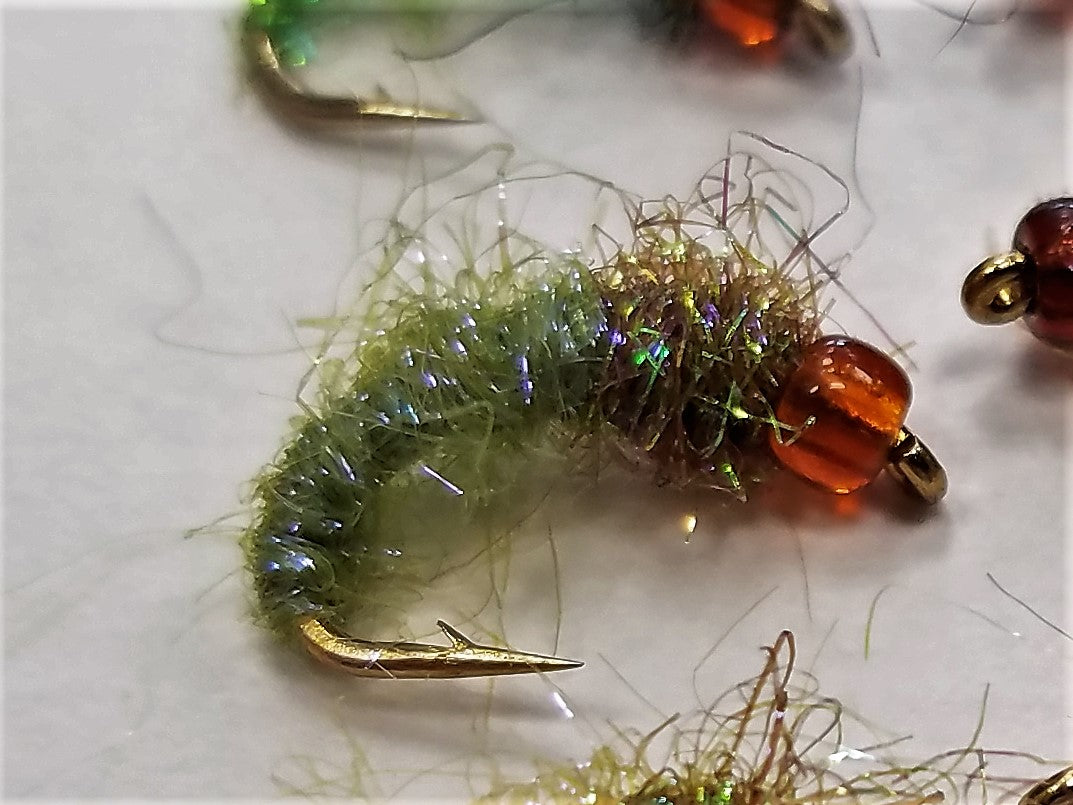 Ice Caddis Pupa, Caddis Pupa, Ken's Ice Caddis, Caddis Nymph