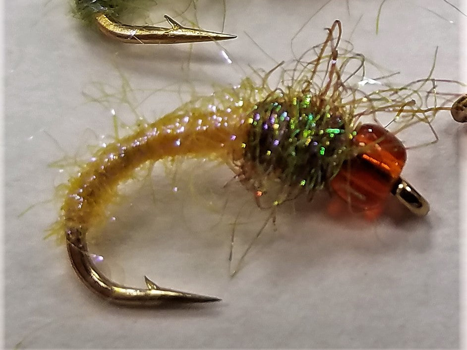 Ice Caddis Pupa, Caddis Pupa, Ken's Ice Caddis, Caddis Nymph