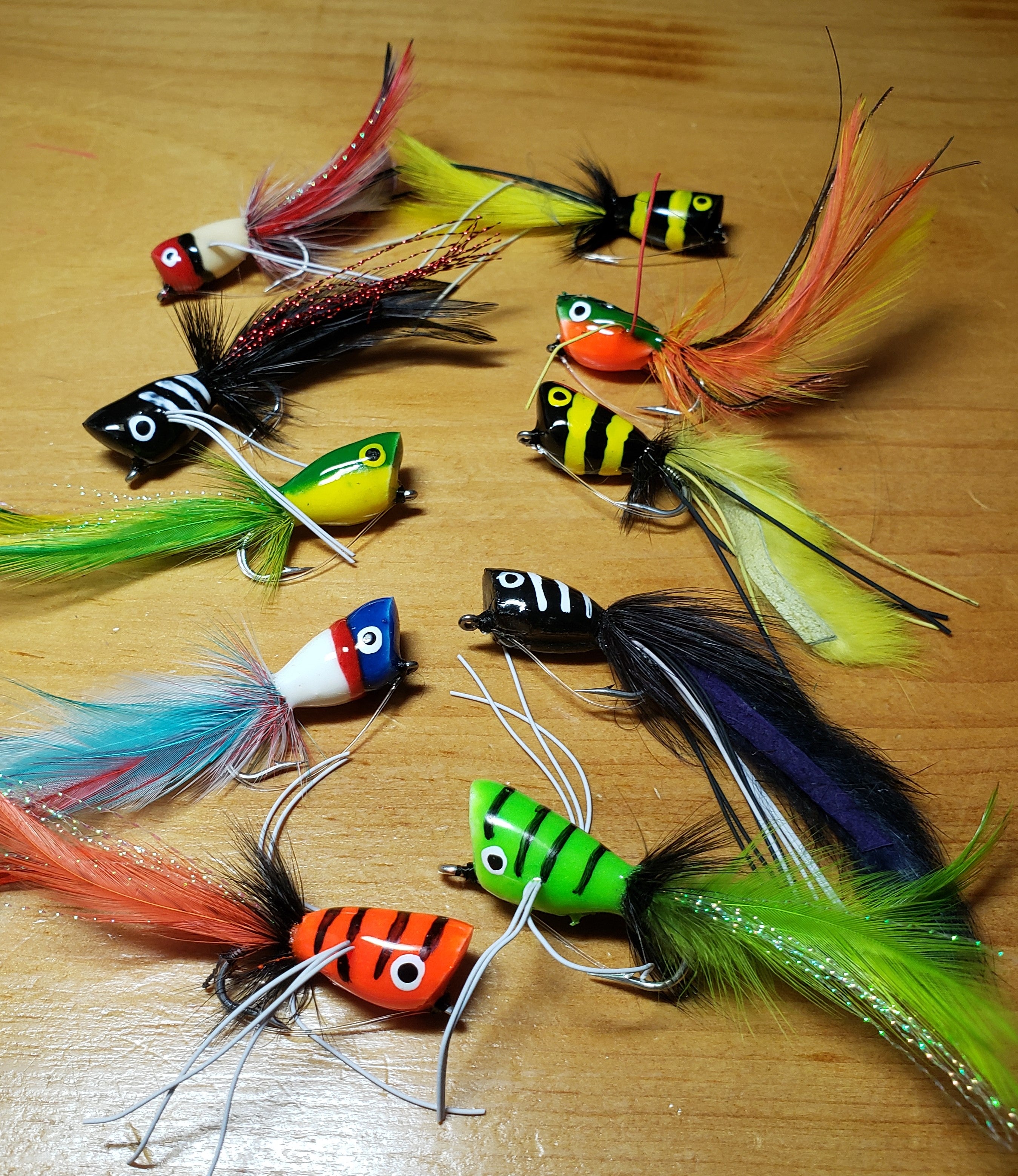 Bass Popper, Saltwater Popper, Fly #2 – House River Outfitters