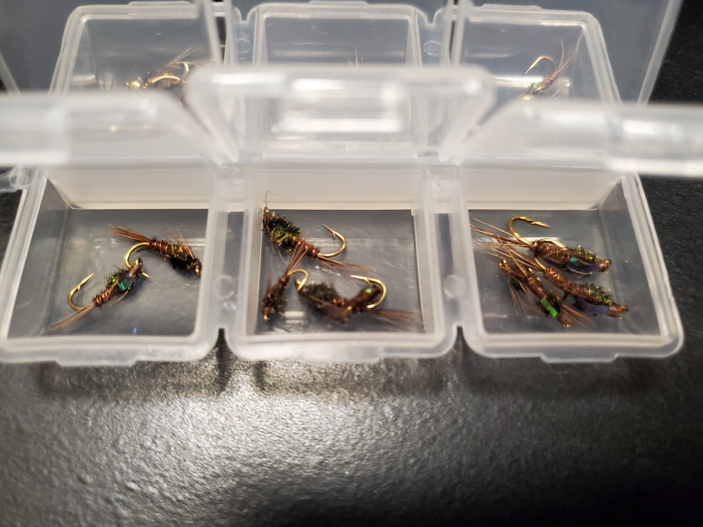 20 Pheasant Tail Selection, 10 Bead Heads, 10 Non Bead Pheasant Tail