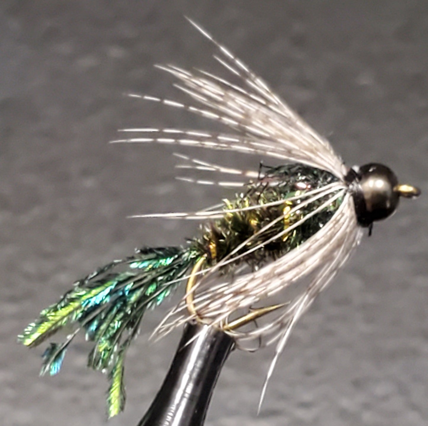 Isonychia Soft Hackle Nymph, Bead Head Isonychia Nymph, Baxter house Isonychia Nymph