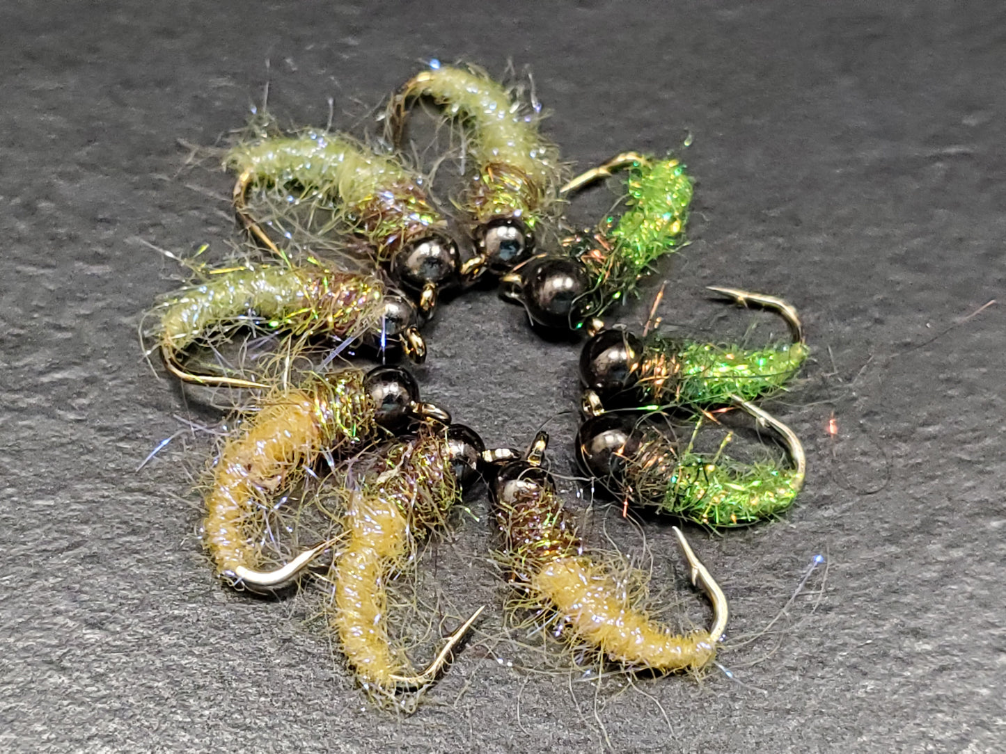 Tungsten Bead Ice Caddis Pupa, Tungsten Ice Caddis