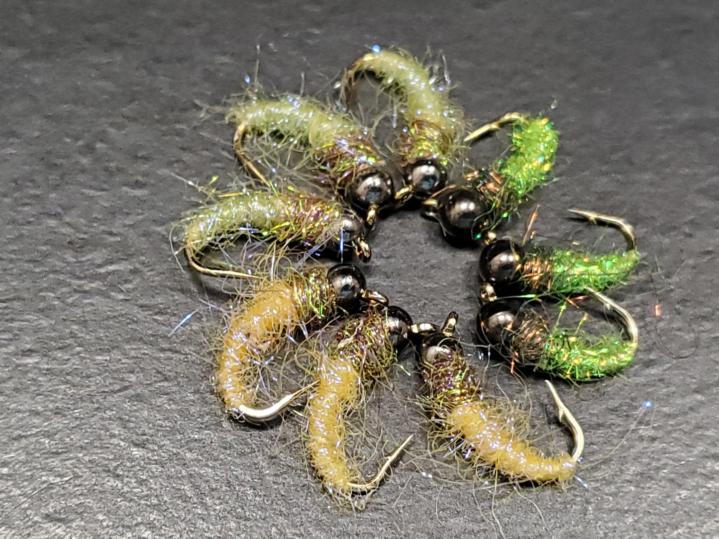 Tungsten Bead Ice Caddis Pupa, Tungsten Ice Caddis