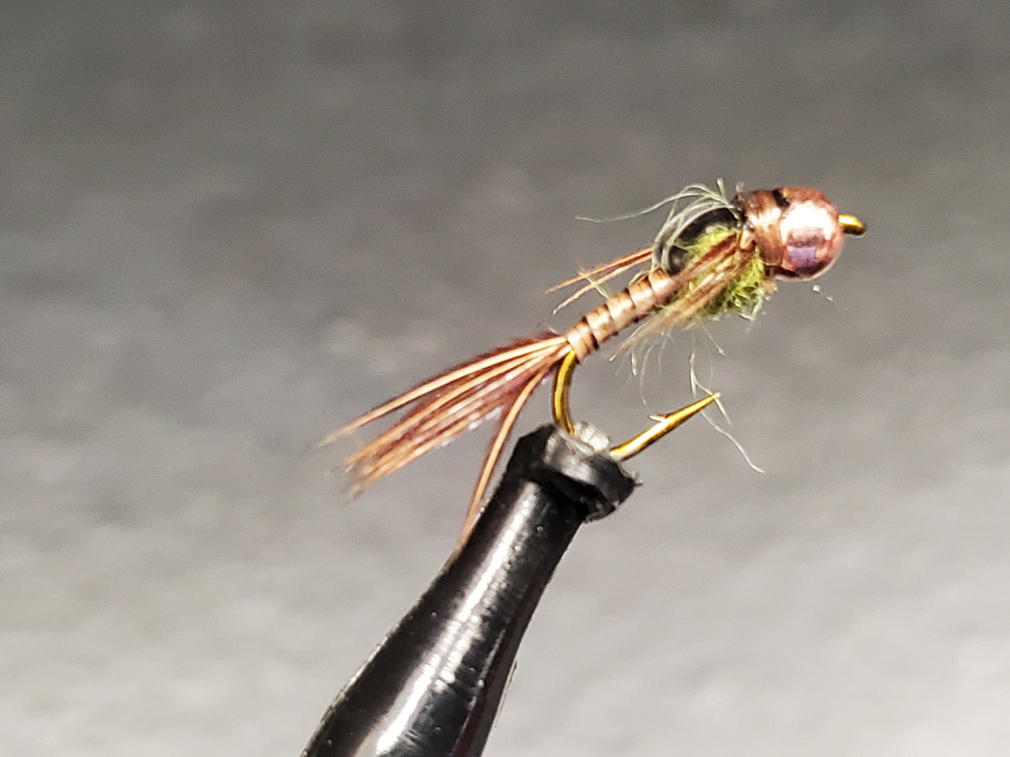 Micro Mayfly Nymph, Tungsten Bead Micro Mayfly Nymph, Mayfly Nymph #16-#18 BWO and Sulfur