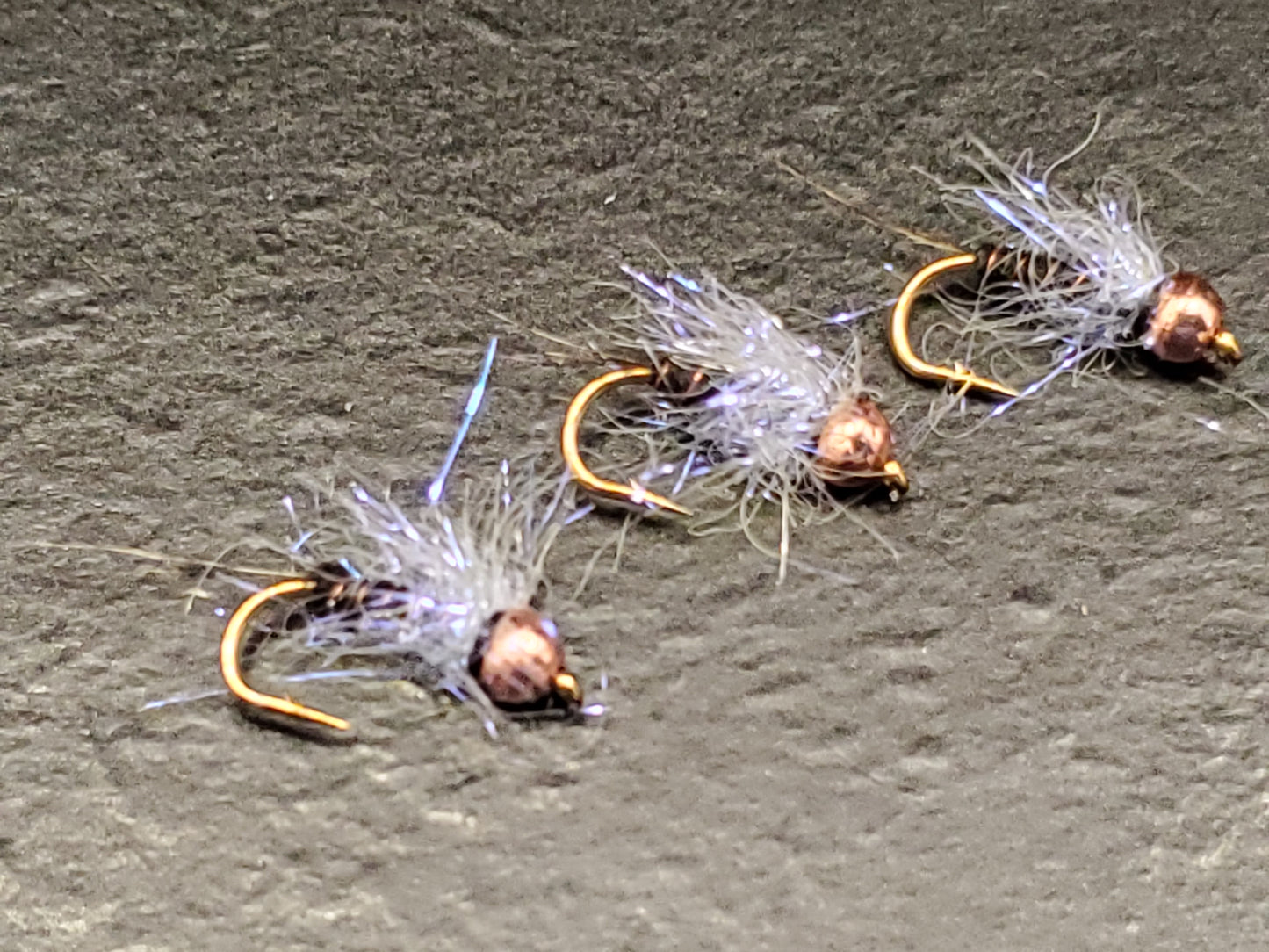 Tungsten Bead Flash Nymph, Tungsten Bead Head Nymph #16