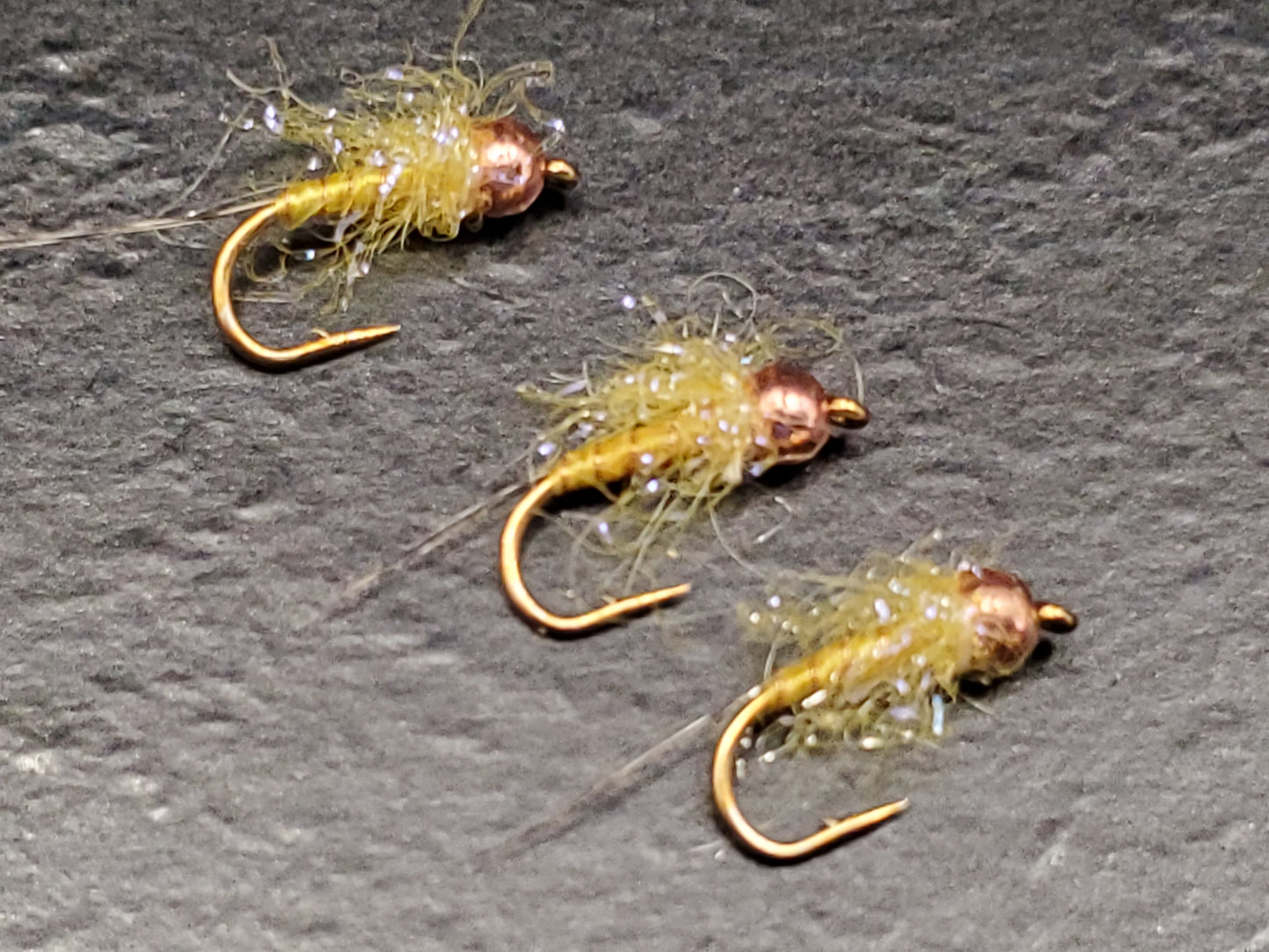 Tungsten Bead Flash Nymph, Tungsten Bead Head Nymph #16