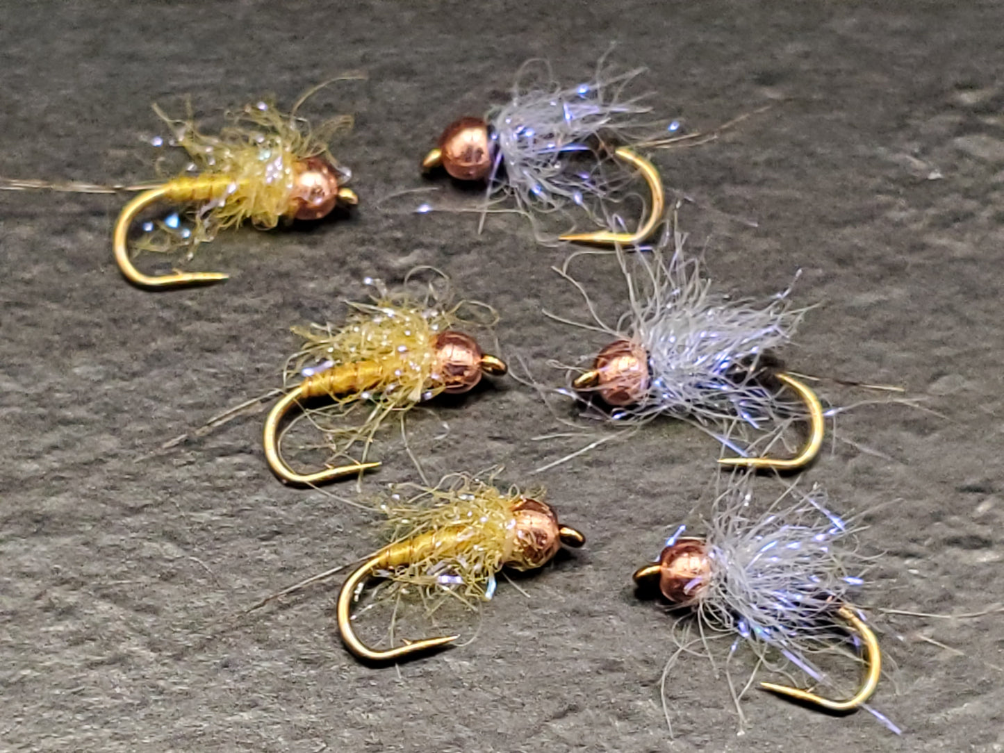 39 Tungsten Bead Trout Jigs, Jig Fly Selection, Trout Jigs, Tungsten Nymph