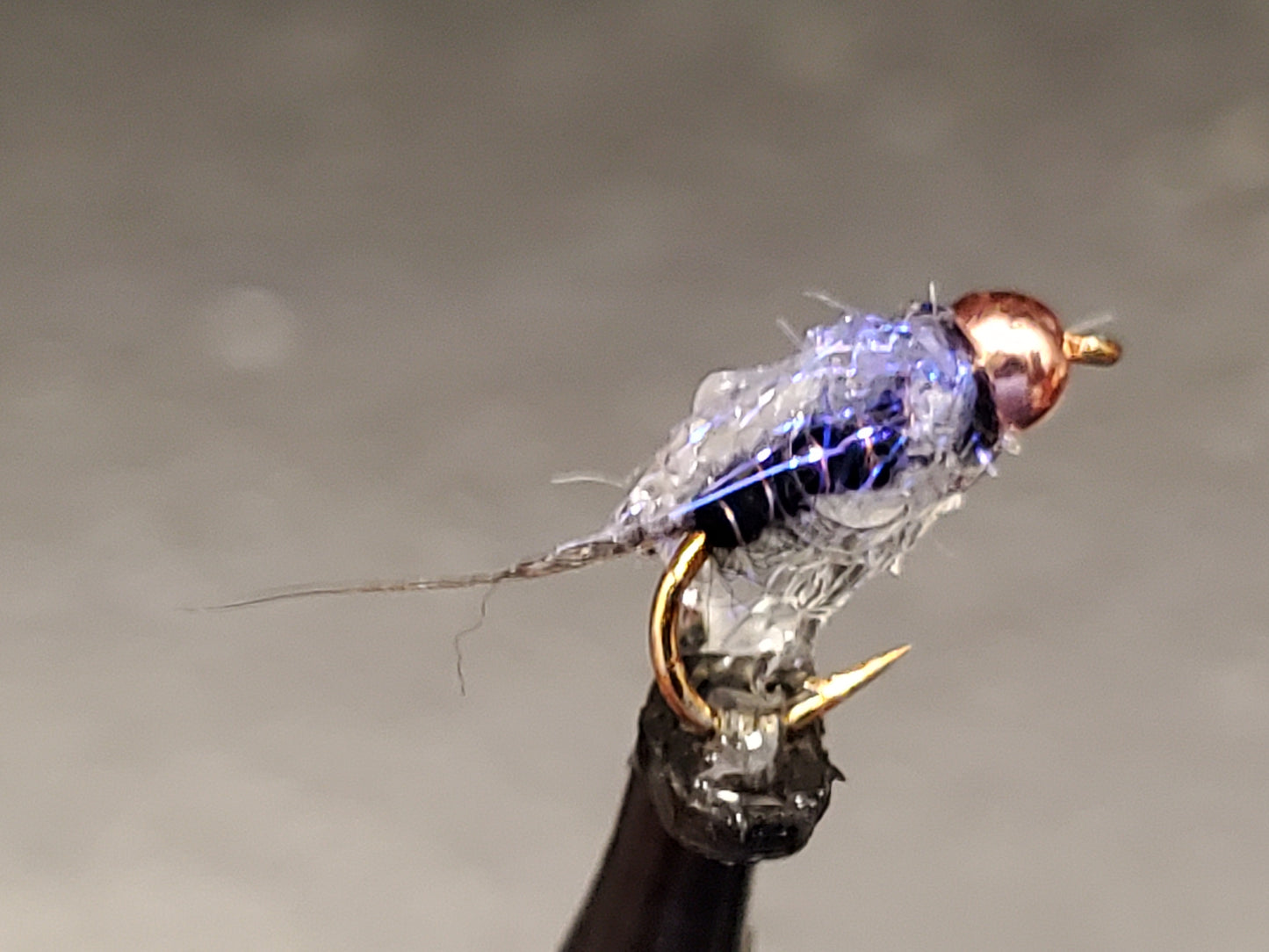 Tungsten Bead Flash Nymph, Tungsten Bead Head Nymph #16