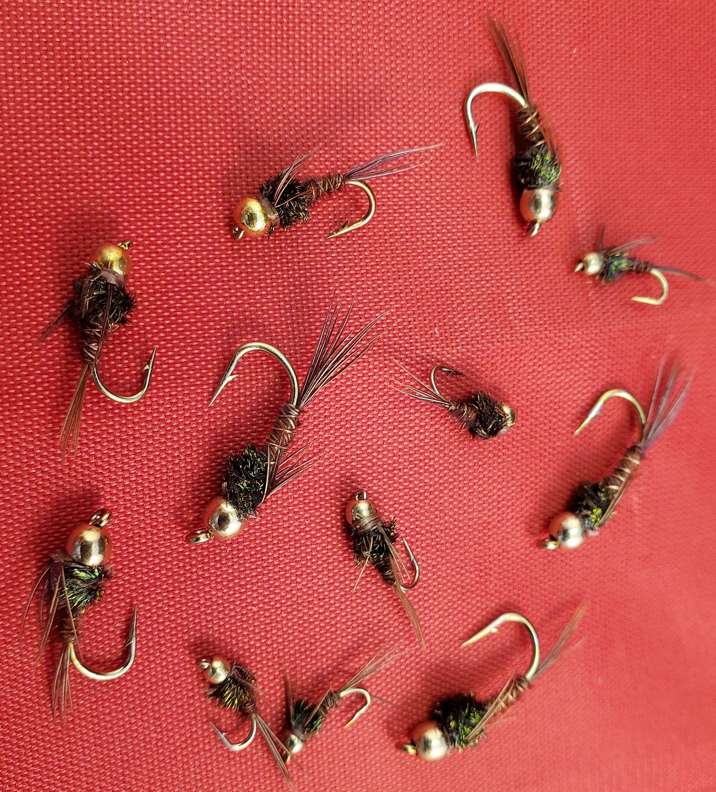 Bead Head Pheasant Tail Selection, Bead Head Pheasant Tail- ONE DOZEN