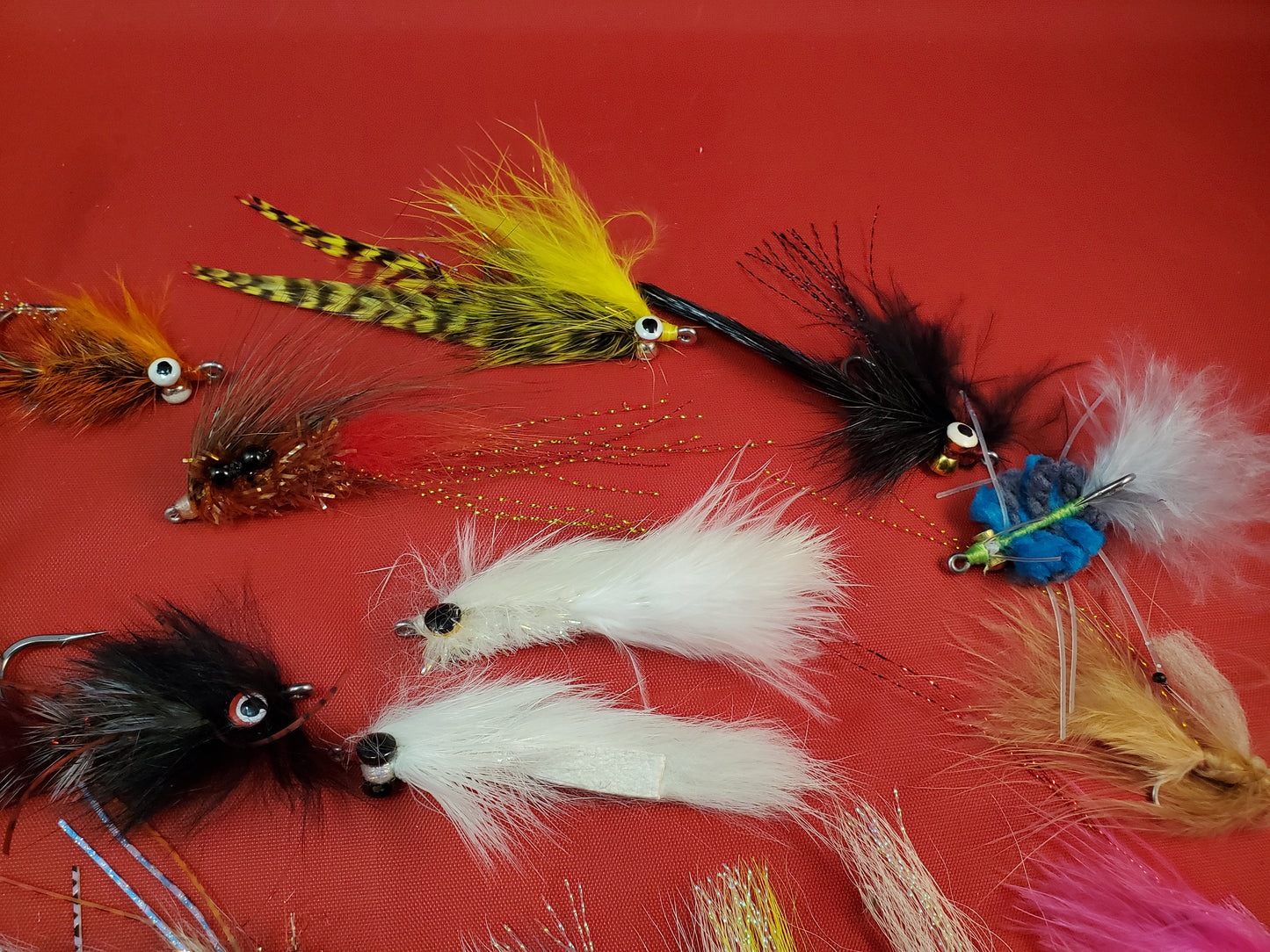 Salt Water Fly Selection, Capt Ken's Flats Selection, 21 Fly Flats Selection