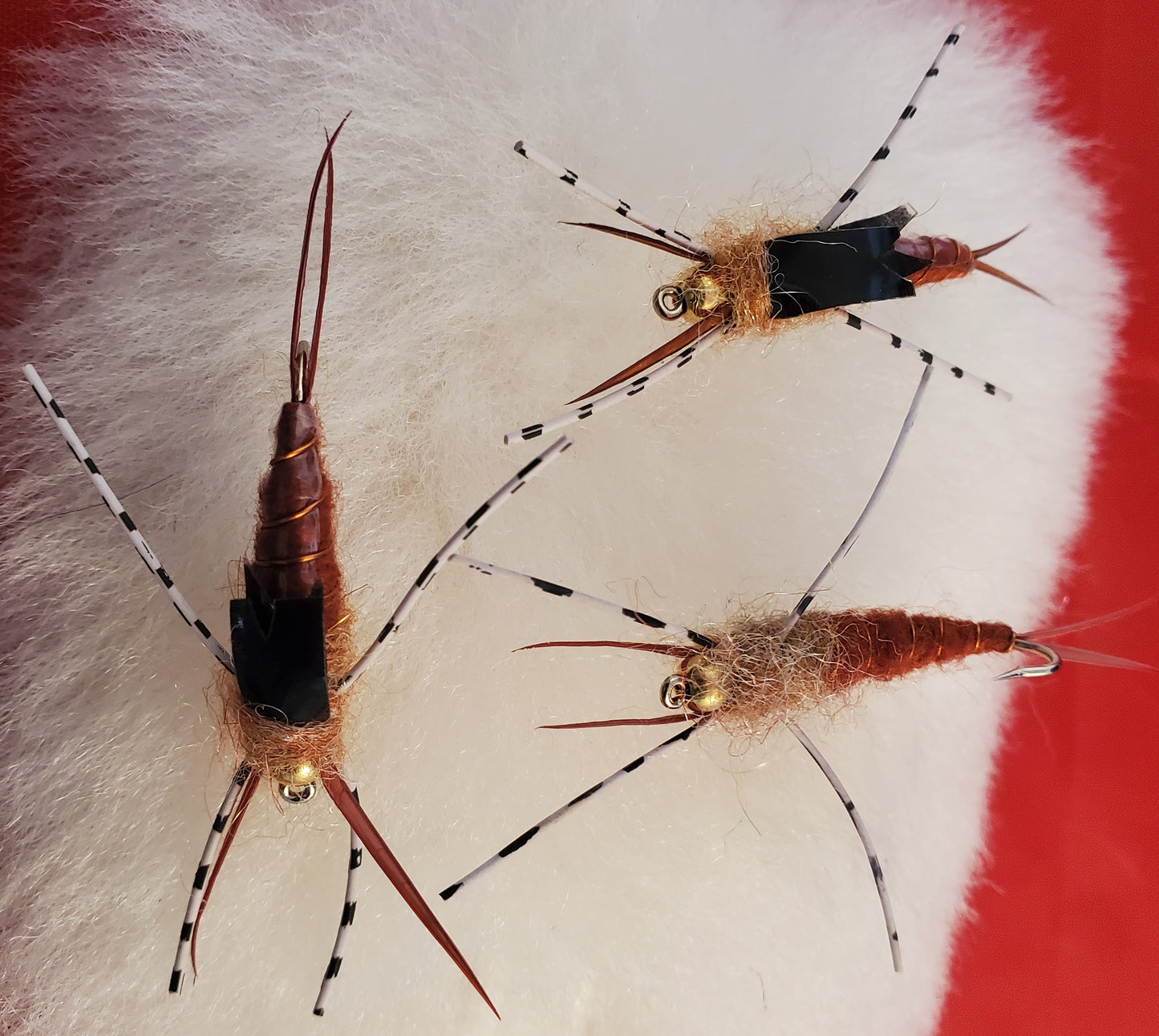 Bead Head Rubber Legs Stonefly Nymph- Brown, Stonefly Nymph #6